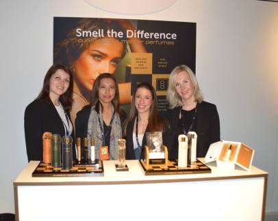 Puredistance team and Perfume Magpie at Esxence 2016 | Photo by The Perfume Magpie